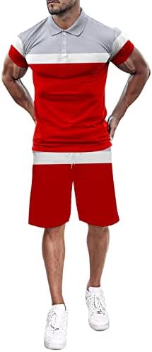 מכנסיים קצרים מזדמנים של קיץ מגברים פלוס חולצת טי חוף קלאסית בגודל וחליפת חליפת ספורט קצרה בלוק חליפות