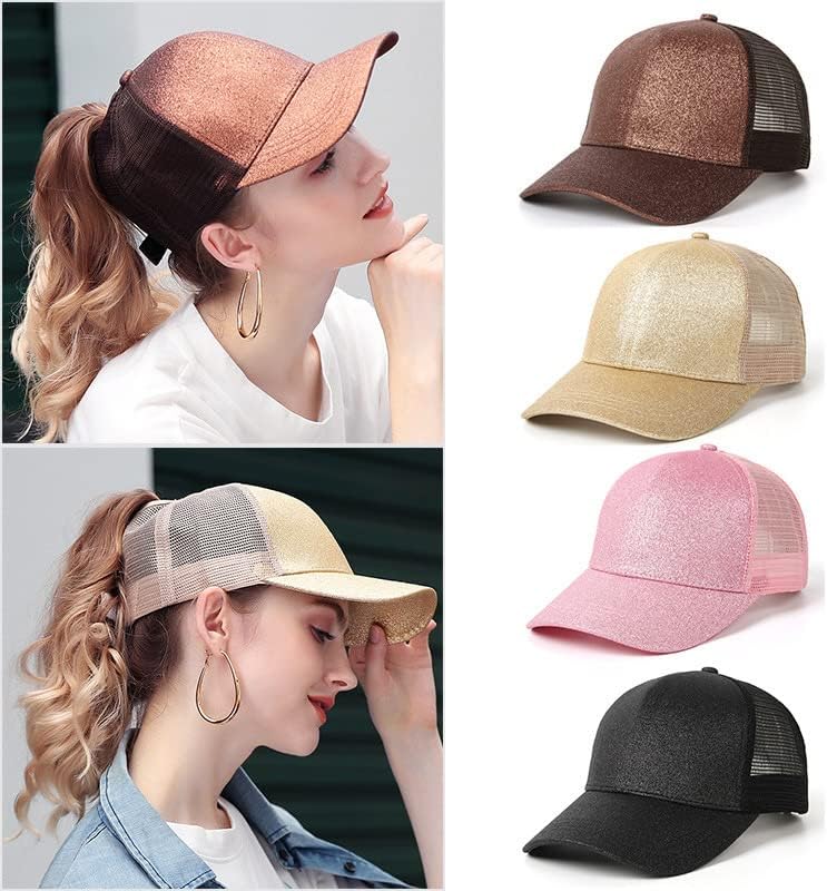 כובע קוקו לנשים במצוקה משאית כובע כובע פוני כובע בלגן חם
