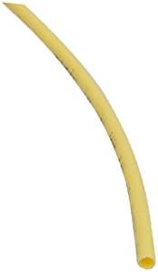 X-DREE 20 מ '0.6 ממ דיה פנימי פוליולפין להבה צינור מעכב צינור צינור צהוב לתיקון תיל (20 מ' 0.6 ממ דה