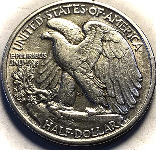 1934 S Walking Liberty Silver Half Dollar מוכר בסדר מאוד