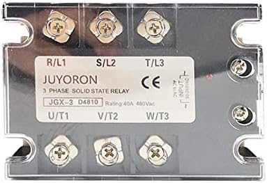 אקסונגי 3 שלב 10A 25A 40A DA 60A 80A 100A 150 200A SSR 3-32V DC בקרה 24-480V AC ממסר מצב מוצק SSR AC