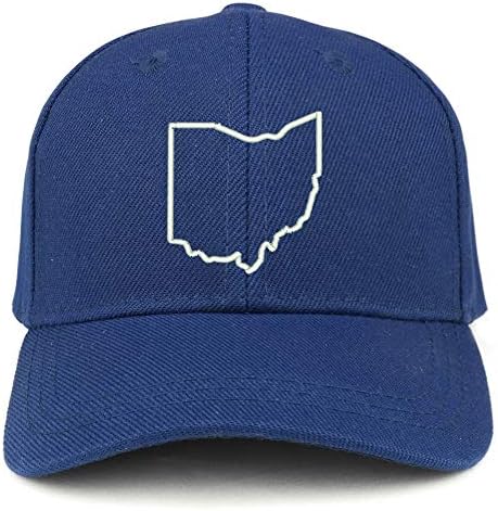 חנות הלבשה אופנתית אוהיו מתווה מתאר רקום בגודל נוער כובע בייסבול מובנה