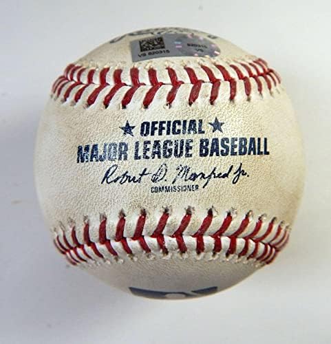 2021 וושינגטון אזרחים במשחק רוקי קולורדו השתמשו בייסבול המפסון רומרו - משחק משומש