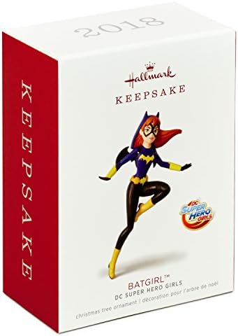 קישוט לחג המולד של Hallmark Keepsake לשנת 2018 מיום השנה, DC Super Hero Girls Batgirl
