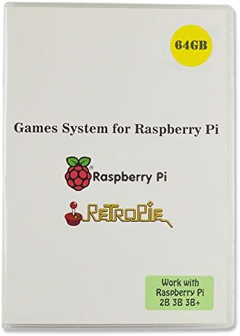Beiermei Raspberry Pi Game System Retropie Retroarch EmulationStation הועלה מראש 64GB משחקי משחקי פלוס