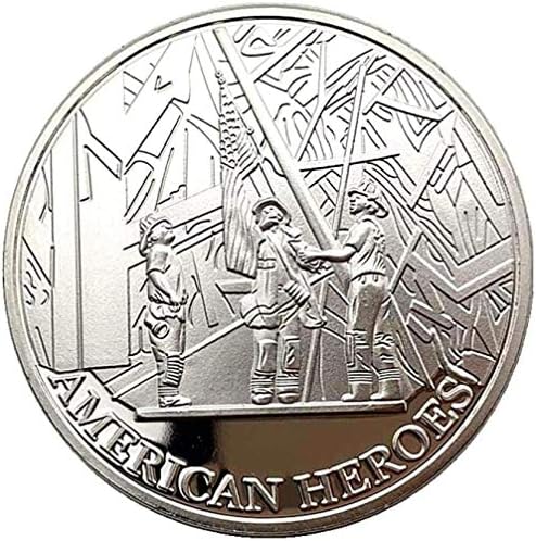 Chenchen 2001 ארצות הברית 911 בניית סחר עולמית אוסף מטבעות זיכרון מצופה כסף מלאת אלת מלאכה מובלטת מטבע