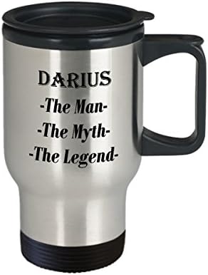 דריוס - האיש המיתוס מתנת ספל קפה מדהים של האגדה - ספל נסיעות 14oz