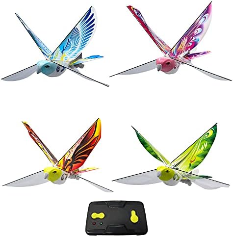 תוכי ירוק של Ebird - צעצוע מעופף של ציפורים מעופפות לילדים. מסוק ציפורים מקורה / חיצוני שלט רחוק. טעינה