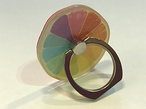 טאולופ קשת צבעונית בצורת אשכולית טבעת טלפון חכם 360 מעלות סובב בחופשיות טבעת / מעמד בעיטה / אחיזה בטוחה