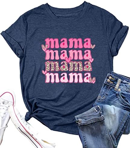 אמא גרפי חולצות לנשים אמהות יום אמא אמא אמא אחי חולצות מקרית חולצות טי מתנות