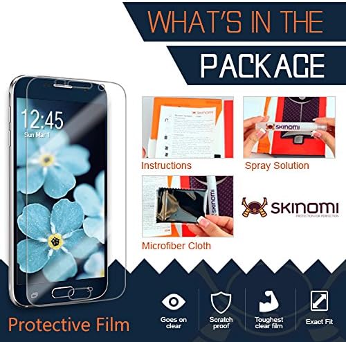 מגן מסך Skinomi התואם ל- Lenovo Tab 7 חיוני Techskin TPU אנטי-בועל HD סרט HD