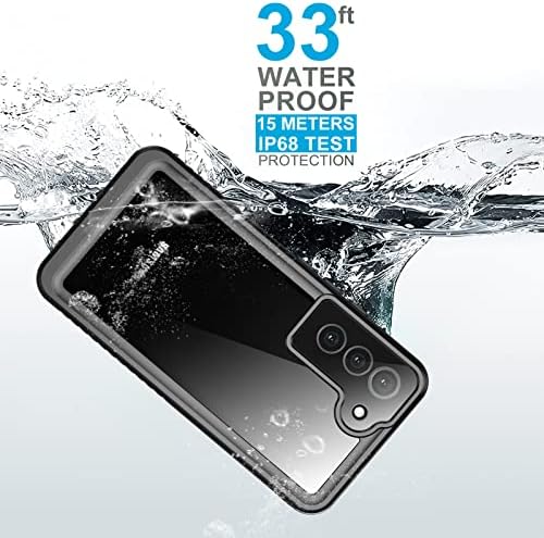 Temdan עבור Samsung Galaxy S22 Plus Case, Galaxy S22+ Plus מארז אטום למים עם מגן מסך מובנה בגוף מלא