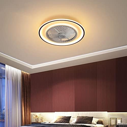 SDFDSSR מודרני לעיצוב חדר שינה מאווררי תקרה עם אורות LED מאוורר תאורה אור מנורת מנורה מאווררי תקרה עם