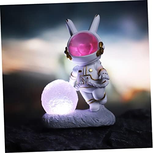 סטובוק ארנב קישוט לילה אור לילדים חדר ילדים חלל צעצועי נייד לילה אור עבור אלחוטי מנורה שליד המיטה אסטרונאוט