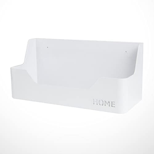 קופסאות אחסון אקריליות של קאבילוק 3 חתיכות 1 קיר קיר קיר מקלחת קיר מדף אמבטיה מדף אמבטיה רכוב מדף אחסון