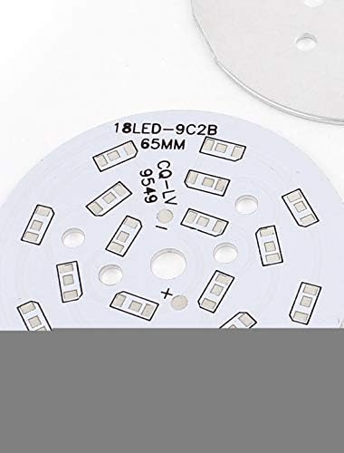 AEXIT 3PCS 65 ממ ממסרים על בסיס מעגל PCB בסיס אלומיניום עבור מסרי לוח מחשב של 18X1W 3W LED