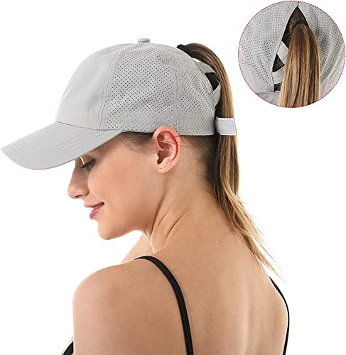 נשים כריס צלב קוקו כובע בייסבול כובע גבוהה מבולגנים לחמנייה פונית כובעי מהיר ייבוש רשת כובע