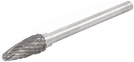 X-deree 45 ממ ארוך 5 ממ x 12 ממ צינורות כדור קשת צינורות צורה צורה קצה שיניים חותכות כפולות 3 ממ מקדח
