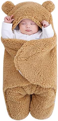 Petyoung יילוד תינוקת שמיכה חורפית חורף שקית שינה חמה רכה בגדים לתינוקות בגדים לתינוקות בנות בנות