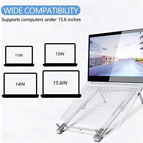 עמדת גלי קופסאות ותואמת תואם ל- Acer Chromebook Spin 512 - עמדת אלומיניום כיס 3 ב -1, נייד, עמדת צפייה