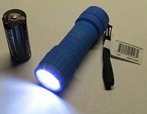 צבע כחול Ozark Trail 9 LED מיני פנס עם סוללות חדש