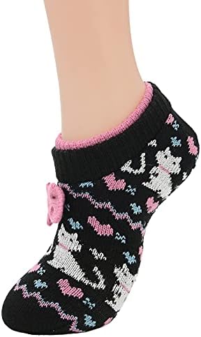 מגמות אמריקאיות גרביים מטושטשות לנשים עם גרביים שאינם מחליקים גרבי חג המולד גרביים סרוגות עבות גרבי