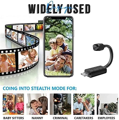 מצלמת ריגול של Yahsky WiFi מצלמות נסתרות, תקע USB מיני WiFi מצלמה אלחוטית מצלמה נסתרת, מצלמות אבטחה