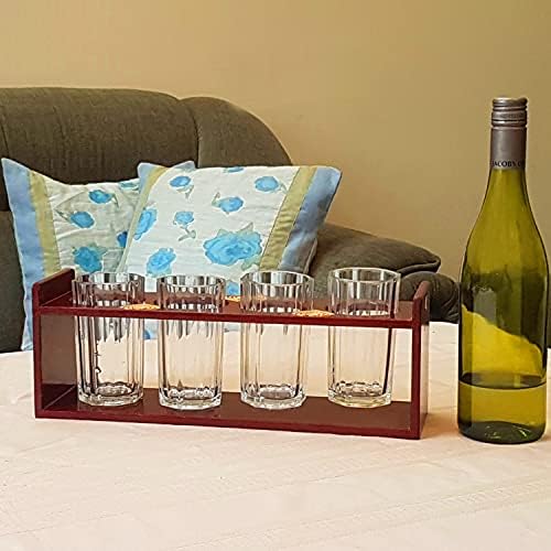 אביזרי שולחן של Lalhaveli מחזיק מחזיק זכוכית יין מחזיק זכוכית עמדת זכוכית לעיצוב סלון Rakhi קישוט ביתי
