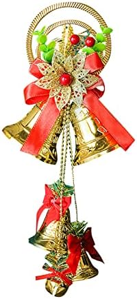 קישוטי חג המולד עץ חג המולד תליון קישוטי פעמון כפול סצנת פריסה חנות חלון חג אווירה מוצרים קטן דקורטיבי