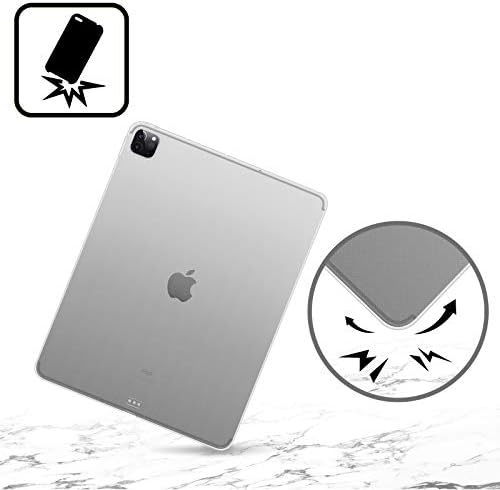 עיצובים של תיק ראש מורשה רשמית אן סטוקס עומק נסתר בת ים ומלאכים מארז ג'ל רך תואם ל- Apple iPad Pro 12.9