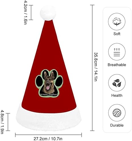 גרמנית רועה כלב כפת חג המולד סנטה כובע עבור אדום חג המולד כובע חג טובות חדש שנה חגיגי ספקי צד