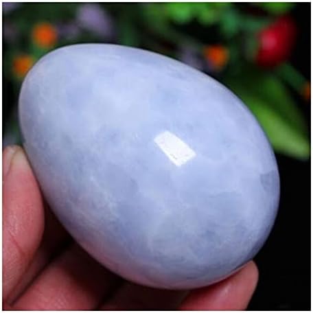 טבעי כחול קריסטל ביצת רייקי אבן יפה