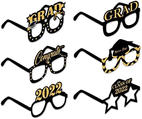 Laslu 2022 משקפי סיום משקפיים משקפי ראייה נצנצים מפוארים משקפי מסיבת סיום משקפיים בות 'תאי 2022 לטובת