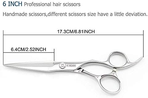 מספריים חיתוך שיער בגודל 6 אינץ 'ומספריים דליל שיער 6 אינץ
