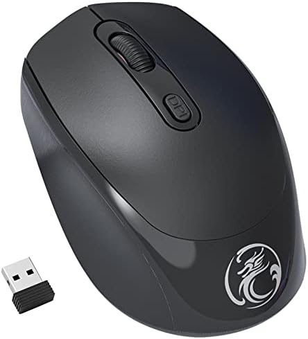 2.4 גרם עכבר אלחוטי למחשב נייד נטענת עכבר מחשב, מצב כפול עכבר בלוטות', חיבור רב מכשירים עכבר שקט עכברים