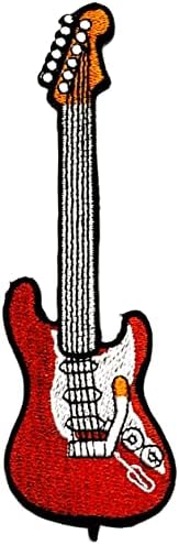 קליינפלוס גיטרה מוסיקה רוק נ 'רול קריקטורה רקום ברזל על לתפור על תג עבור ג' ינס מעילי כובעי תרמילי חולצות