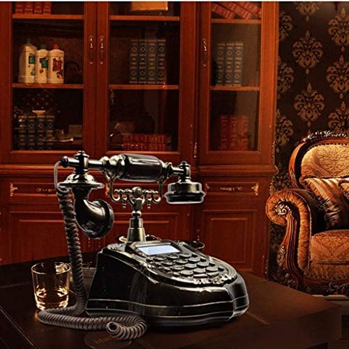 טלפון uxzdx cujux - רטרו וינטג 'סגנון עתיק בסגנון רוטרי שולחן כפתור טלפון טלפון עיצוב סלון ביתי