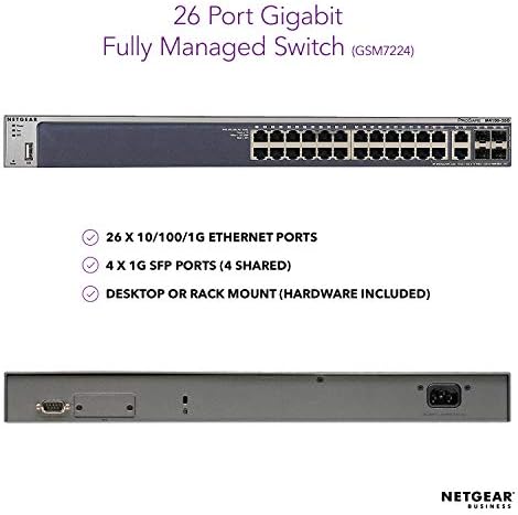 NetGear GSM7224-200NAS - הופסק על ידי היצרן