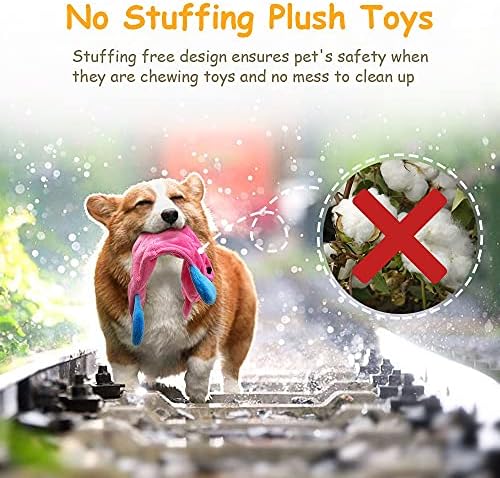 מהומה אין צעצוע של כלבים, כלבים מתכווצים כלבים בקיעת שיניים צעצועים לעיסה מוגדרים לגורי גזע בינוני קטן