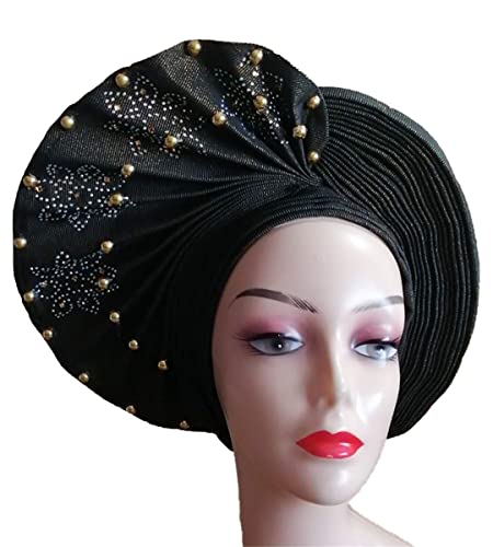 אפריקאי ראש לעטוף כבר עשה אוטומטי ג ' ל כיסויי ראש נשים של טורבן כובעים & מגבר; כובעי ואגלי חתונה ניגרי