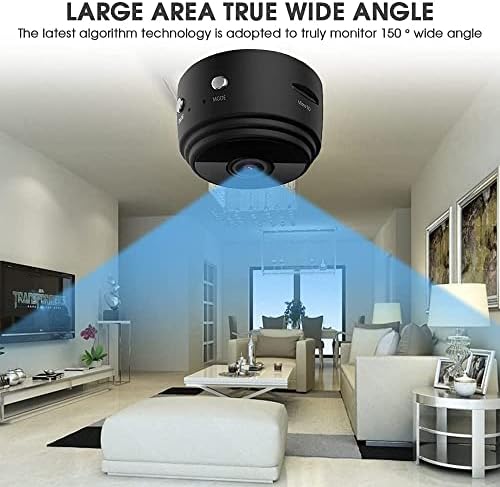 מצלמה אלחוטית WiFi 2.4 גרם מטפלת מצלמת אבטחה ביתית קטנה, 1080p HD מצלמת אבטחה מקורה וחיצונית מצלמת אבטחה