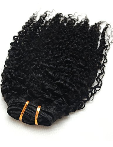 האפרו קינקי מתולתל 3 ב 3 ג קליפ בתוספות שיער לנשים שחורות אמיתי ברזילאי בתולה שיער טבעי קליפ תוספות