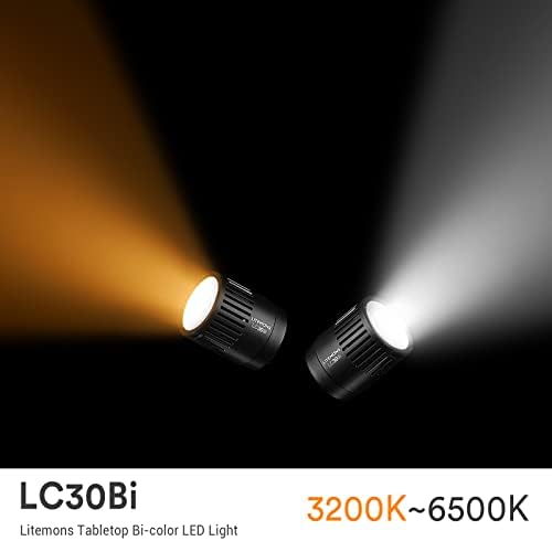 גודוקס לק30בי ליטמונים דו צבעוניים הוביל אור שולחן 38 וואט, 3200 קראט-6500 קראט 30100 LUX@0.5m, קרי