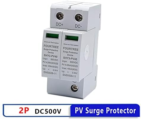 Modband Pv Surge Protector 2P 500VDC Argester Device SPD מתג בית מתג מערכת חשמל סולארית סימון לייזר