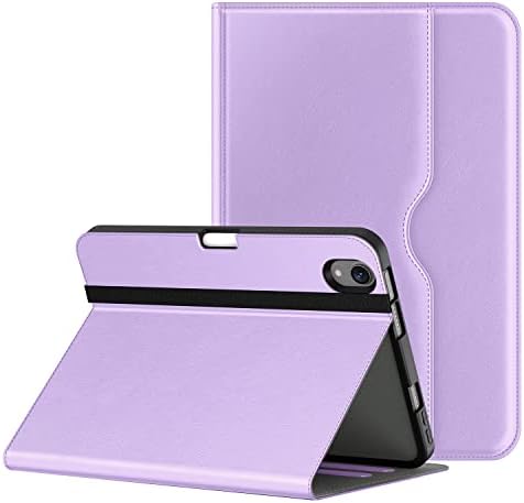 Soke ipad Mini 6 Case 2021 דור 6, Pul Pulium Folio Stand Stand, זוויות מרובות צפייה, כיסוי אחורי TPU