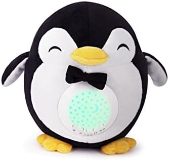 שינה לתינוק פינגווין מרוחק, מכונת רעש לבן, צעצוע עריסה עם חיישן מופעל בכי, מתנות לתינוקות ייחודיות ומתנות