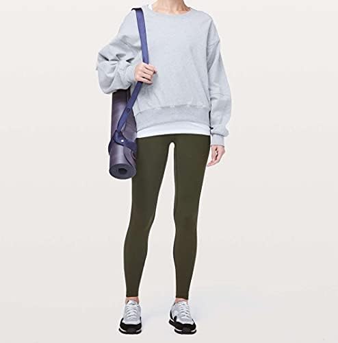 Lululemon יישור מכנסי יוגה באורך מלא - עיצוב מותניים גבוה, 28 אינץ 'תסרים